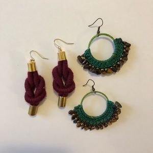 Embroidery Earrings